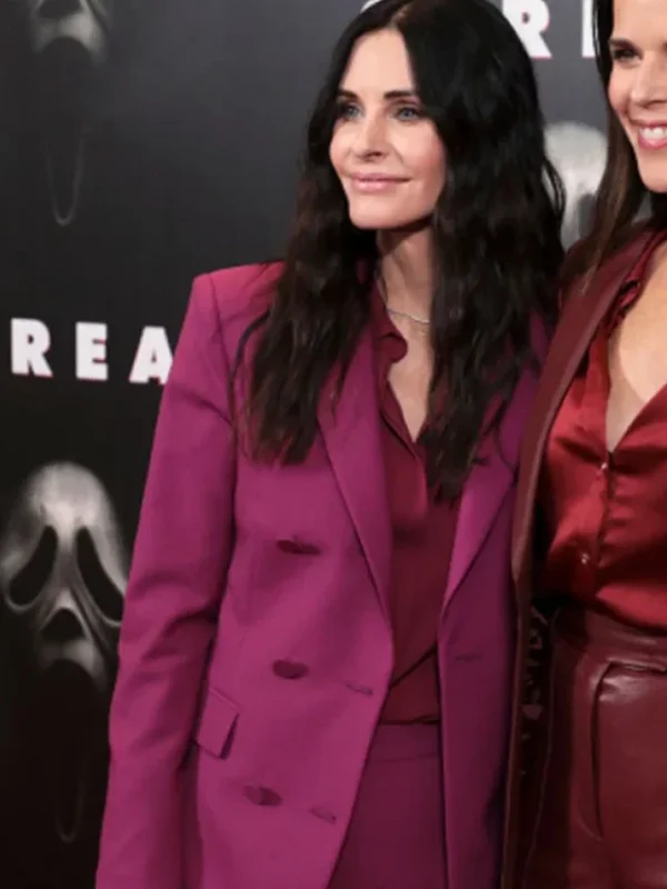 Gale Weathers Scream Purple Blazer Coat