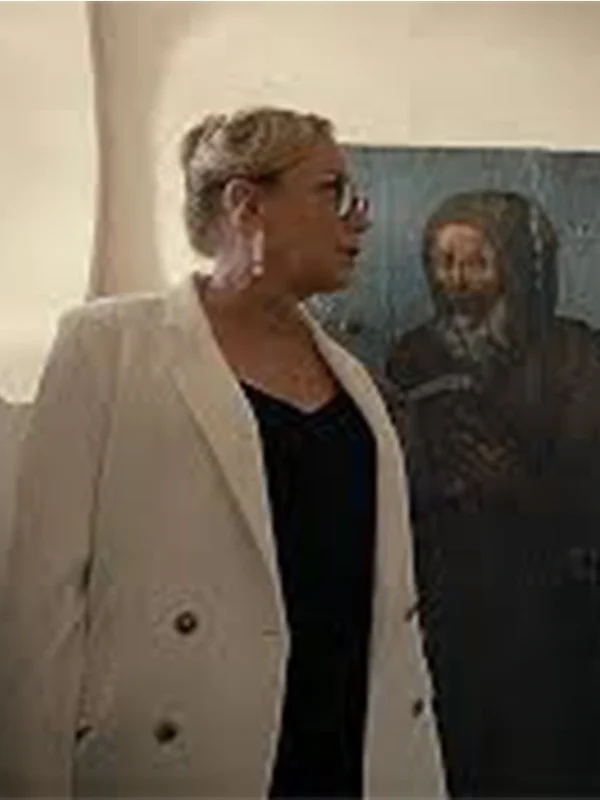 Gerri Kellman Succession S04 White Blazer