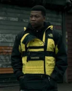 Power Book III Kanan Stark Yellow and Black Cotton Jacket