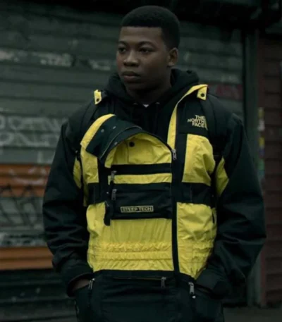 Power Book III Kanan Stark Yellow and Black Cotton Jacket