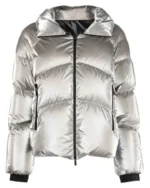 Ted Lasso S03 Juno Temple Silver Puffer Jacket