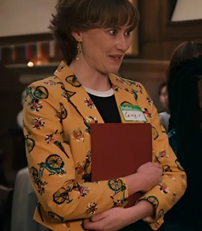 Ginger The Sex Lives of College Girls Printed Blazer