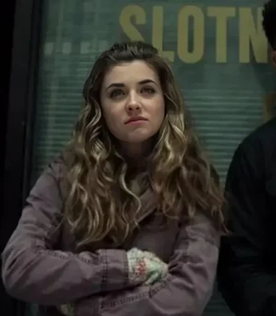 Giorgia Whigham The Punisher Cotton Purple Jacket