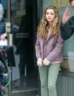 Giorgia Whigham The Punisher Cotton Purple Jacket