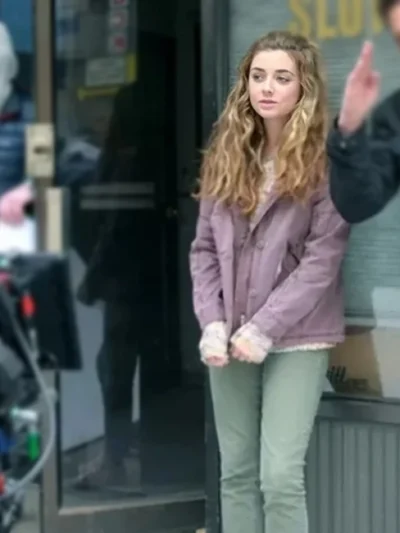 Giorgia Whigham The Punisher Cotton Purple Jacket