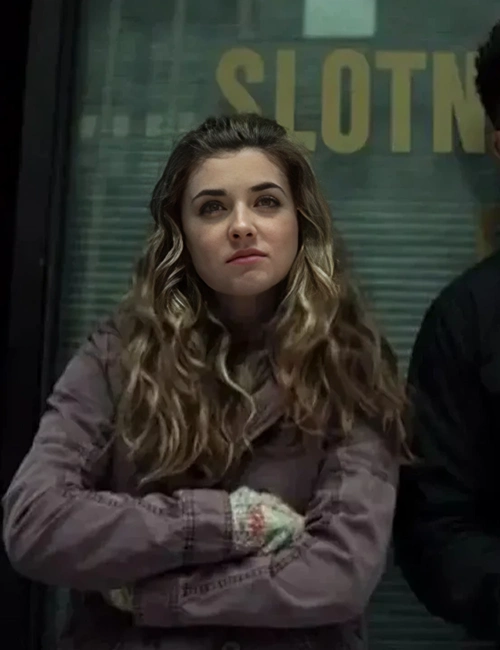 Giorgia Whigham The Punisher Cotton Purple Jacket