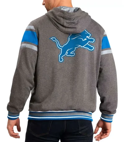 Gray Detroit Lions Extreme Hoodie
