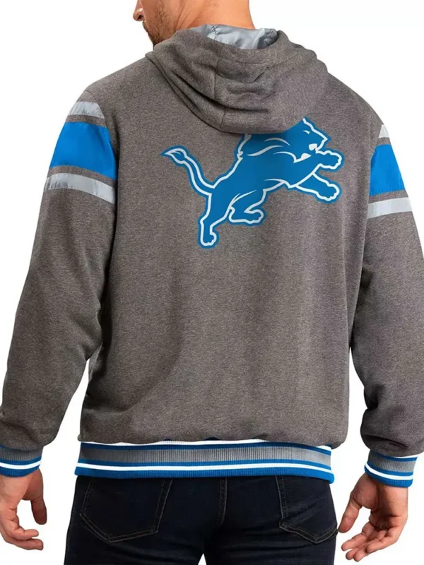 Gray Detroit Lions Extreme Hoodie