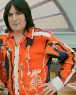 Great British Bake Off S15 Noel Fielding Orange Ramblin Shirt