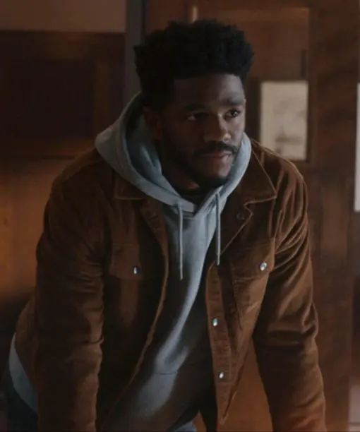 Grover Sims The Republic Of Sarah Cotton Brown Jacket Grover Sims The Republic Of Sarah Cotton Brown Jacket