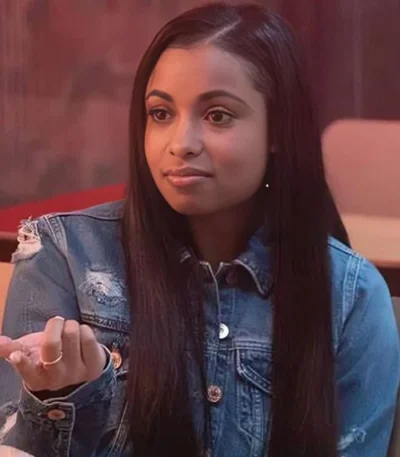 Hannaha Hall The Chi S4 E4 Denim Jacket