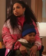Hannaha Hall The Chi S5 E1 Pink Bomber Jacket
