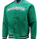 Hardwood Classics Dallas Mavericks Green Jacket