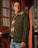 Harry Vanderspeigle Resident Alien Green Sherpa Jacket
