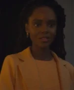 Hazel-May McCal The Other Black Girl 2023 Peach Blazer