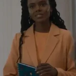 Hazel-May McCal The Other Black Girl 2023 Peach Blazer