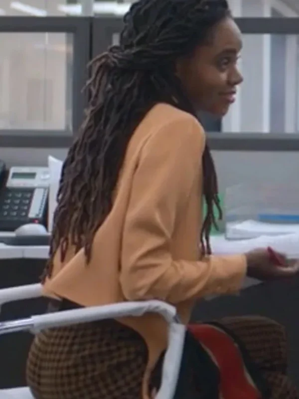 Hazel-May McCal The Other Black Girl 2023 Peach Blazer
