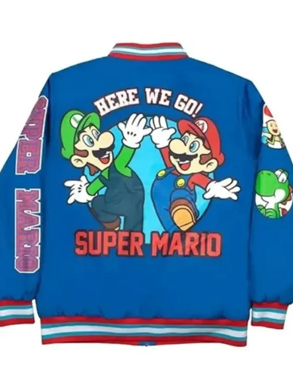 Super Mario Blue Bomber Jacket