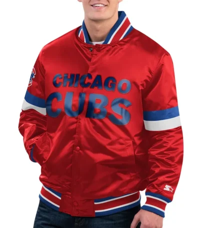 Home Game Chicago Cubs Red Jacket