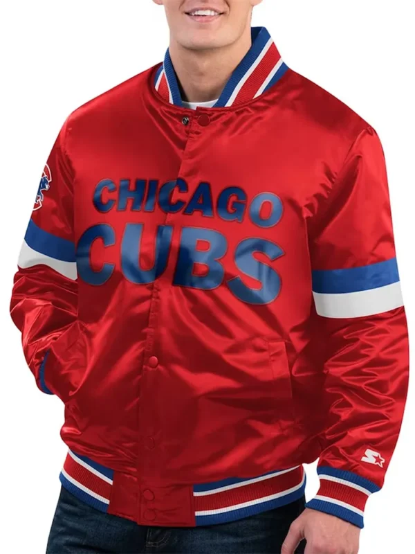 Home Game Chicago Cubs Red Jacket