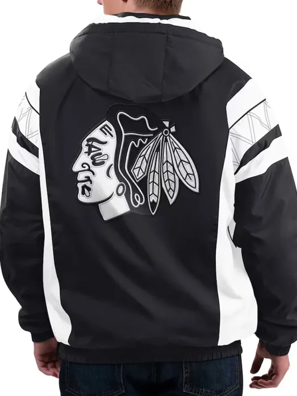 Home Team Chicago Blackhawks Half-Zip Hoodie Jacket