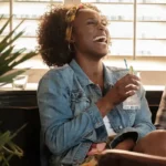 Issa Rae The Lovebirds Blue Denim Jacket
