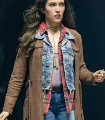 Izzy Bowin The Flash Fringe Leather Coat