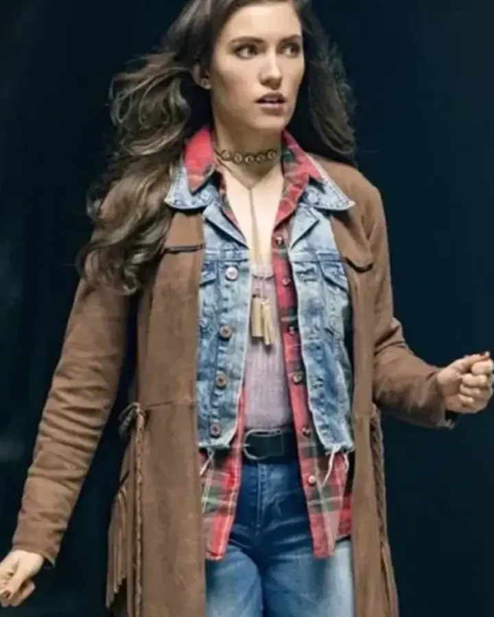 Izzy Bowin The Flash Fringe Leather Coat Izzy Bowin The Flash Fringe Leather Coat
