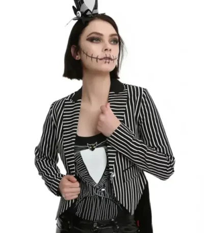 Jack Skellington Nightmare Before Christmas Womens Tailcoat