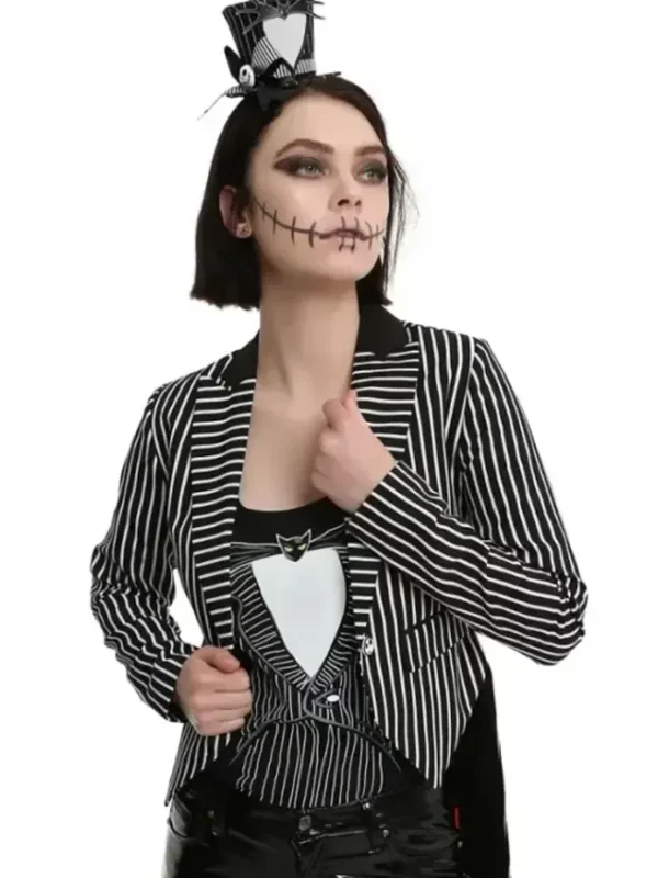 Jack Skellington Nightmare Before Christmas Womens Tailcoat