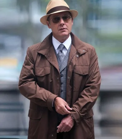 James Spader TV Series The Blacklist Brown Jacket