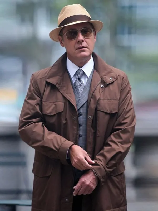 James Spader TV Series The Blacklist Brown Jacket