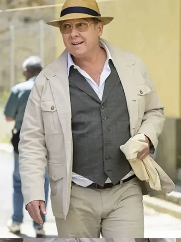 The Blacklist James Spader White Cotton Jacket