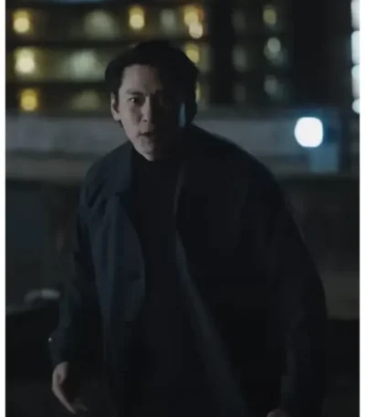Jang Kyu The Recruit S02 Black Long Coat
