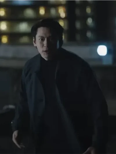 Jang Kyu The Recruit S02 Black Long Coat