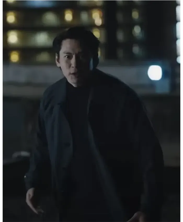 Jang Kyu The Recruit S02 Black Long Coat Jang Kyu The Recruit S02 Black Long Coat