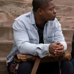 Jason Mitchell The Chi S2 E9 Blue Denim Jacket