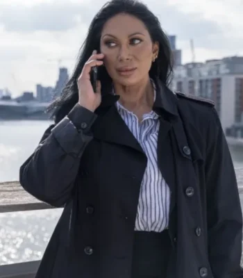 Jeanine Nerissa Sothcott Renegades Black Trench Coat