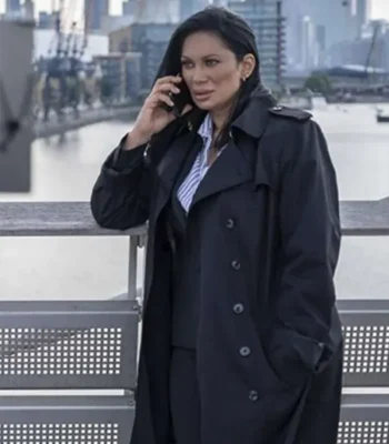 Jeanine Nerissa Sothcott Renegades Black Trench Coat