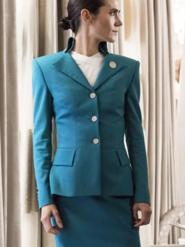 Jennifer Connelly Snowpiercer Blue Coat
