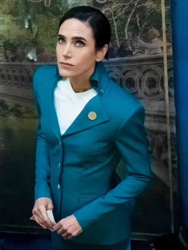 Jennifer Connelly Snowpiercer Blue Coat