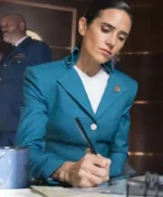 Jennifer Connelly Snowpiercer Blue Coat