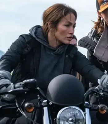 Jennifer Lopez The Mother 2023 Black Jacket