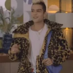 Jeronimo Cantillo Rebelde Dixon Leopard Coat