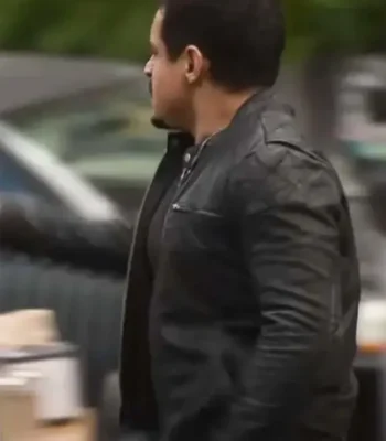 Jesse Garcia The Mother 2023 Black Leather Jacket