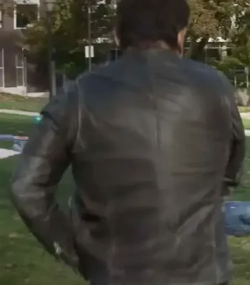 Jesse Garcia The Mother 2023 Black Leather Jacket