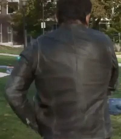 Jesse Garcia The Mother 2023 Black Leather Jacket