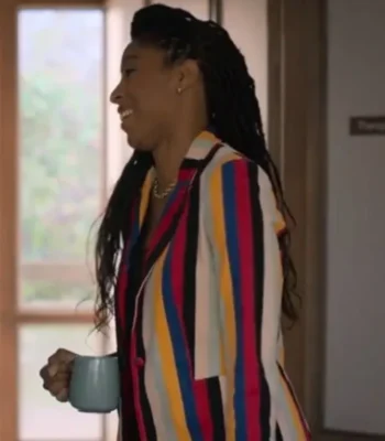 Shrinking 2023 Jessica Williams Multi Color Blazer