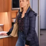 Jessy Schram Chicago Med S10 Puffer Coat