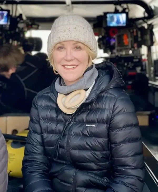Joanna Kerns The Good Doctor Series Black Puffer Jacket